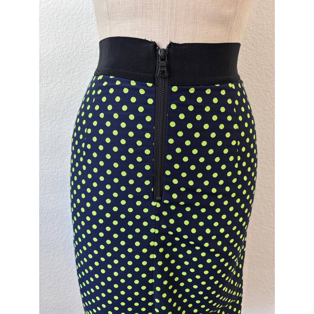 Milly - NWOT Polka Dot Pencil Skirt Size XS/0 - Picture 4 of 5